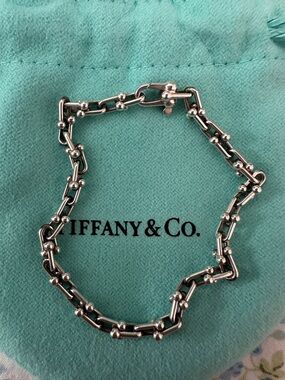 Tiffany & Co micro link bracelet in sterling silver